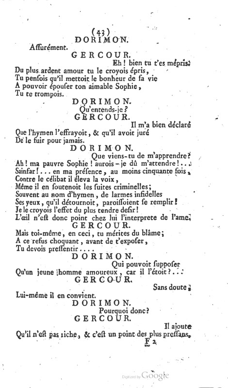 Vieux garçon (Le), comédie en cinq actes, en vers