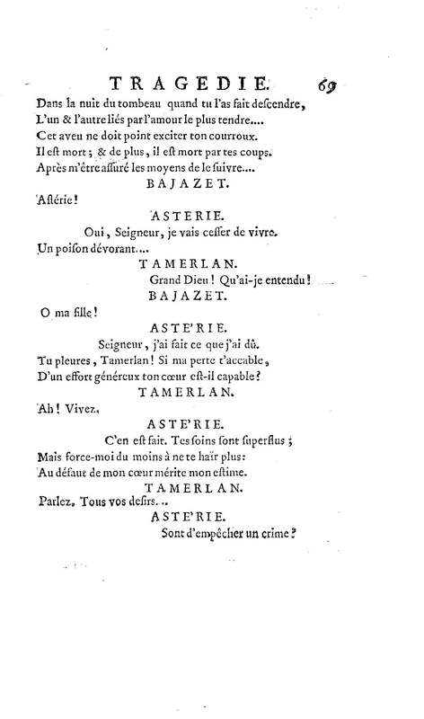 Bajazet premier, tragédie par M. le chevalier de P*** Bajazet premier, tragédie par M. le chevalier de P***