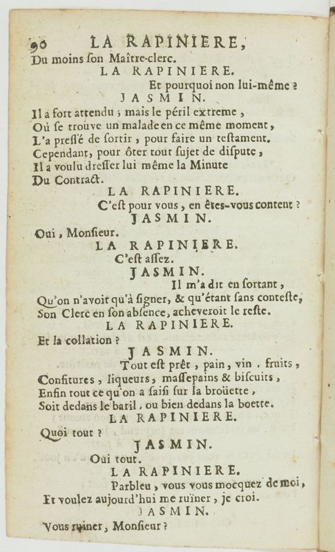 Rapinière, ou l'Intéressé (La), comédie, par M. de Barquebois. Avec les vers retranchés Rapinière, ou l'Intéressé (La), comédie, par M. de Barquebois. Avec les vers retranchés