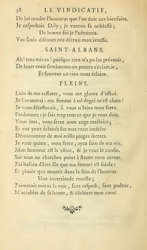 Vindicatif (Le), drame en cinq actes, et en vers libres Vindicatif (Le), drame en cinq actes, et en vers libres