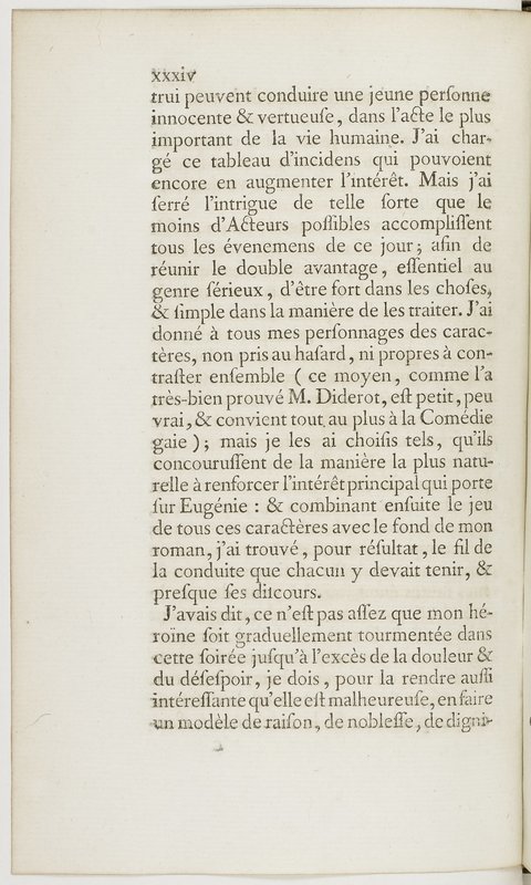 Eugénie, drame en cinq actes en prose, enrichi de figures en taille-douce ; avec un Essai sur le drame sérieux Eugénie, drame en cinq actes en prose, enrichi de figures en taille-douce ; avec un Essai sur le drame sérieux
