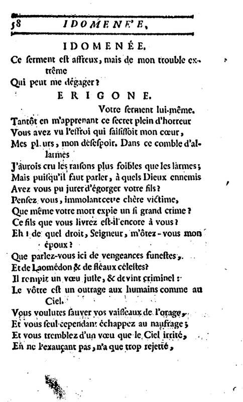 Idoménée, tragédie, par M. Le Mierre, représentée pour la première fois, par les Comédiens françois ordinaires du Roi, le lundi 13 février 1764 Idoménée, tragédie, par M. Le Mierre, représentée pour la première fois, par les Comédiens françois ordinaires du Roi, le lundi 13 février 1764