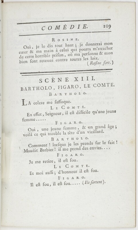 Barbier de Séville, ou La précaution inutile (Le), comédie en quatre actes