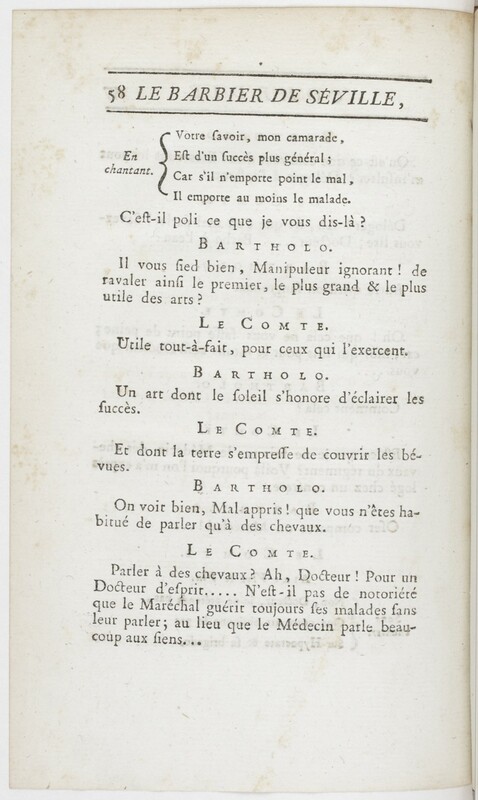 Barbier de Séville, ou La précaution inutile (Le), comédie en quatre actes