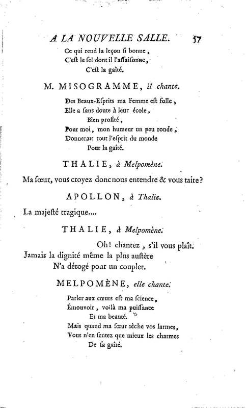 Molière à la nouvelle salle, ou les Audiences de Thalie, comédie en un acte et en vers libres Molière à la nouvelle salle, ou les Audiences de Thalie, comédie en un acte et en vers libres