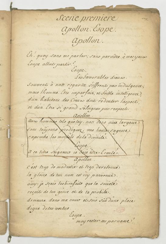 Ésope au Parnasse, comédie en vers et en un acte Ésope au Parnasse, comédie en vers et en un acte