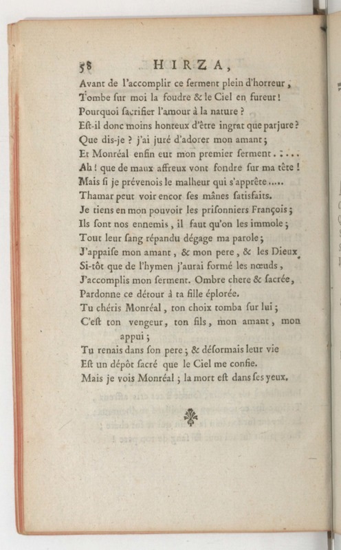 Hirza, tragédie, par M. de Sauvigny… (Comédiens ordinaires du Roi, 27 mai 1767) Hirza, tragédie, par M. de Sauvigny… (Comédiens ordinaires du Roi, 27 mai 1767)