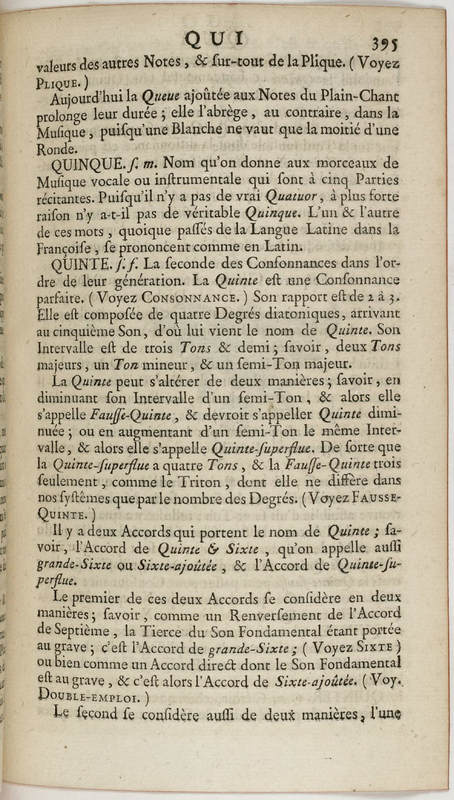 Dictionnaire de musique par Jean-Jacques Rousseau Dictionnaire de musique par Jean-Jacques Rousseau