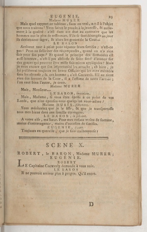Eugénie , drame en cinq actes et en prose