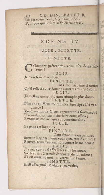 Dissipateur, ou l'Honneste Friponne (Le), comédie Dissipateur, ou l'Honneste Friponne (Le), comédie