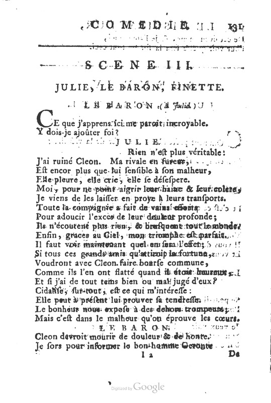 Dissipateur ou l’honnête-friponne (Le), comédie Dissipateur ou l’honnête-friponne (Le), comédie