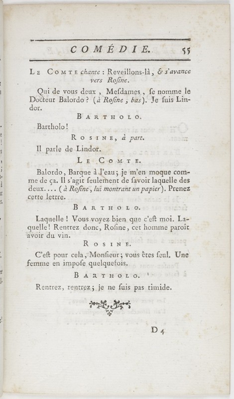 Barbier de Séville, ou la Précaution inutile (Le), comédie en quatre actes ; par M. de Beaumarchais ; représentée & tombée sur le théâtre de la Comédie Françoise aux Tuileries, le 23 de février 1775 Barbier de Séville, ou la Précaution inutile (Le), comédie en quatre actes ; par M. de Beaumarchais ; représentée & tombée sur le théâtre de la Comédie Françoise aux Tuileries, le 23 de février 1775