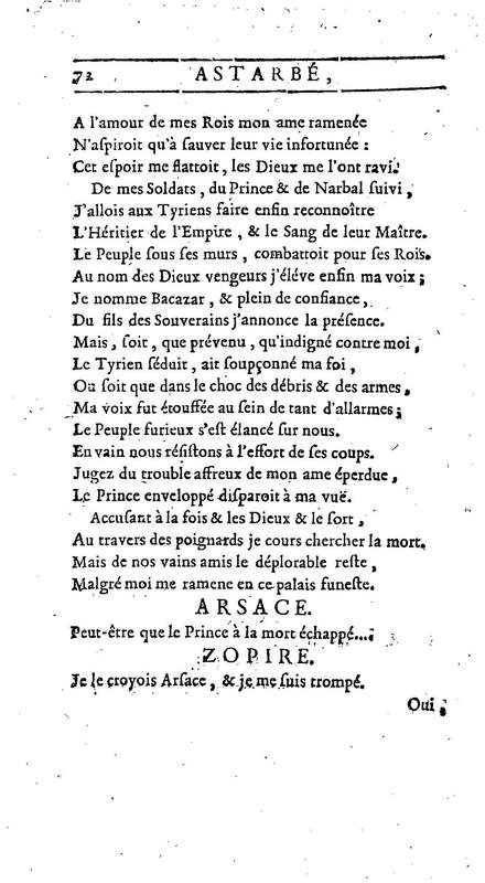 Astarbé, tragédie, par M. Colardeau. Représentée pour la première fois par les Comédiens françois ordinaires du Roi, le 27 février 1758 Astarbé, tragédie, par M. Colardeau. Représentée pour la première fois par les Comédiens françois ordinaires du Roi, le 27 février 1758
