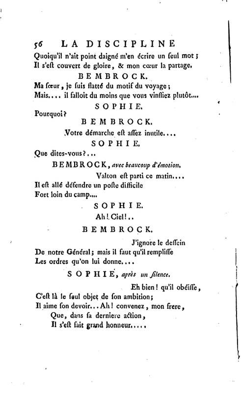 Discipline militaire du Nord (La), drame en quatre actes, en vers libres Discipline militaire du Nord (La), drame en quatre actes, en vers libres