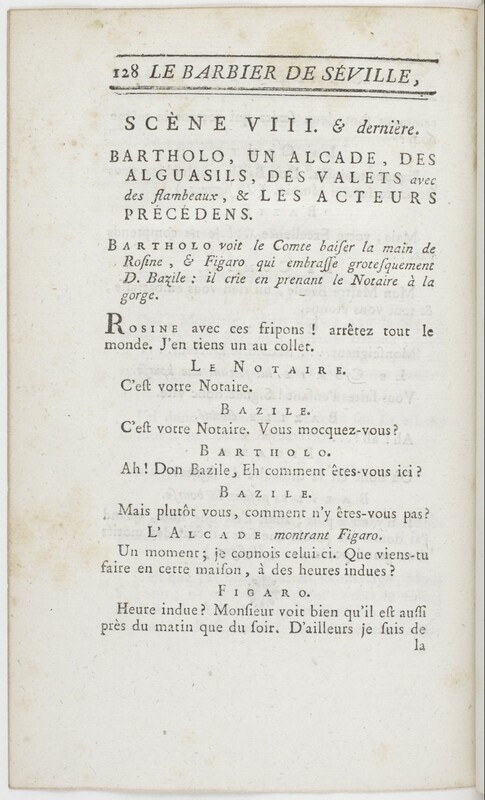 Barbier de Séville, ou La précaution inutile (Le), comédie en quatre actes