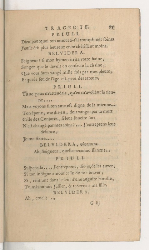 Venise sauvée, tragedie. Représentée par les Comédiens françois, le 5 décembre 1746… [Seconde édition]