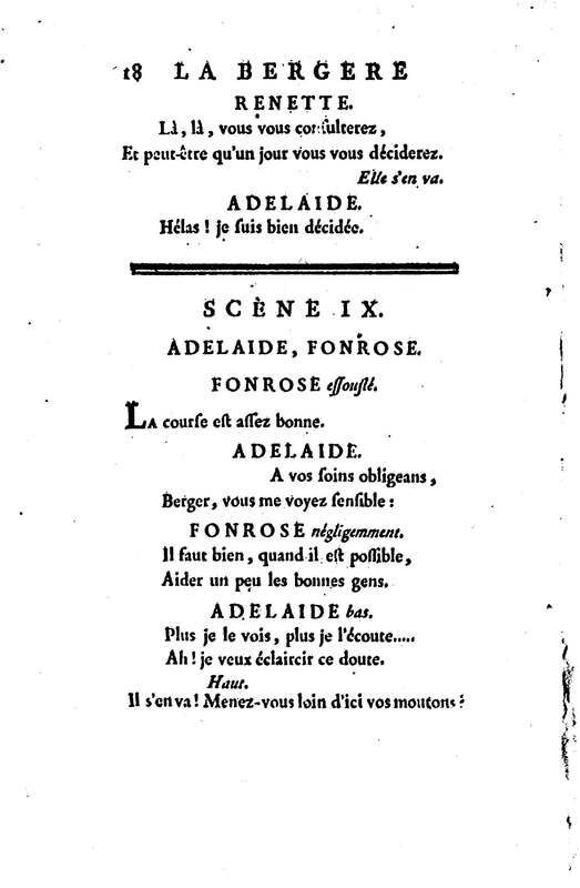 Bergère des Alpes (La), pastorale en trois actes et en vers, mêlée de chants, par M. Marmontel de l'Académie françoise