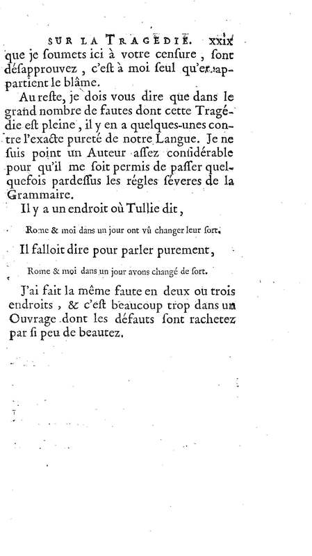 Brutus de M. de Voltaire (Le), avec un Discours sur la tragédie Brutus de M. de Voltaire (Le), avec un Discours sur la tragédie