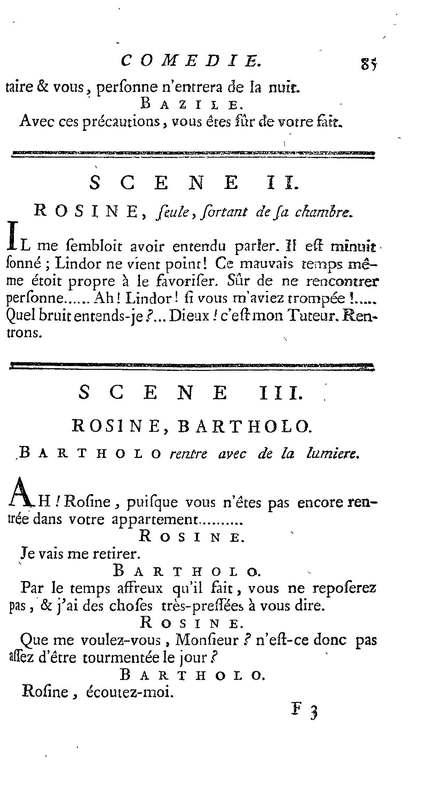 Barbier de Séville, ou la Précaution inutile (Le ), comédie en quatre actes, par M. de Beaumarchais, représentée sur le théâtre de la Comédie Française le 23 février 1775 (avec une Lettre modérée sur la chute et la critique du Barbier de Séville) Barbier de Séville, ou la Précaution inutile (Le ), comédie en quatre actes, par M. de Beaumarchais, représentée sur le théâtre de la Comédie Française le 23 février 1775 (avec une Lettre modérée sur la chute et la critique du Barbier de Séville)