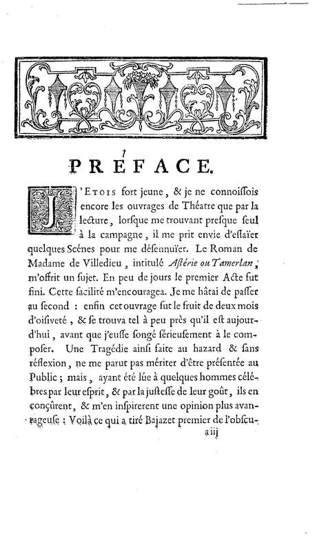 Bajazet premier, tragédie par M. le chevalier de P*** Bajazet premier, tragédie par M. le chevalier de P***