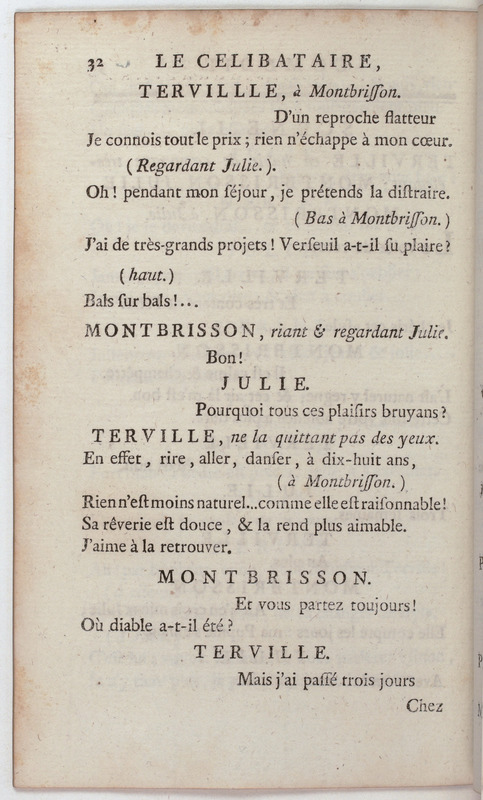 Célibataire (Le), comédie en cinq actes et en vers, représentée pour la première fois par les Comédiens françois, le 20 septembre 1775 Célibataire (Le), comédie en cinq actes et en vers, représentée pour la première fois par les Comédiens françois, le 20 septembre 1775