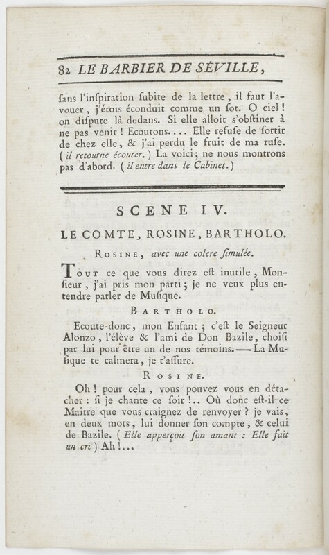 Barbier de Séville, ou La précaution inutile (Le), comédie en quatre actes