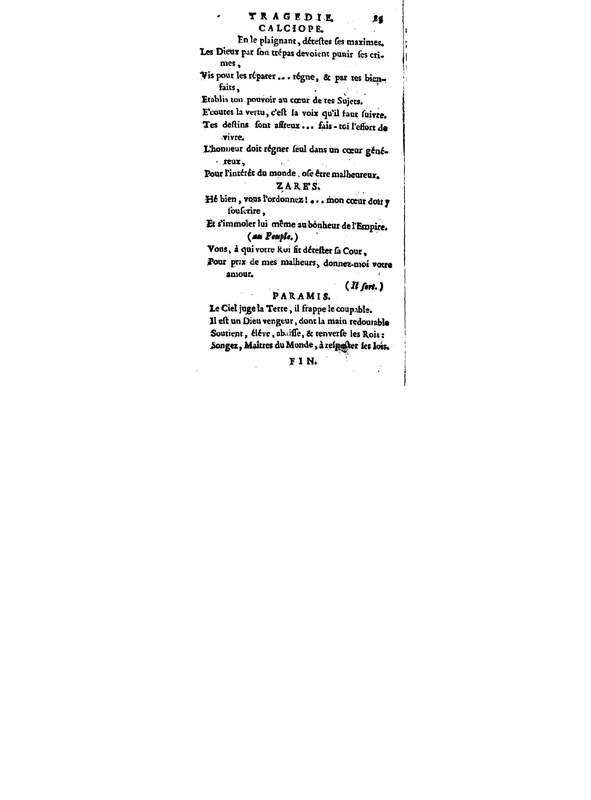 Zarès, tragédie, par M. Palissot de Montenoy, représentée pour la première fois par les Comédiens français, le 3 juin 1751