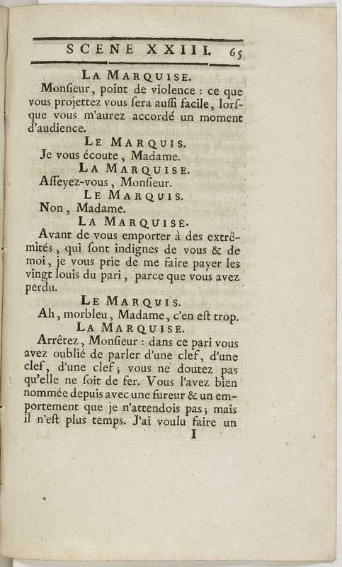 Gageure imprévue (La), comédie en prose et en un acte… par M. Sedaine. [Paris, les Comédiens français, 27 mai 1768]