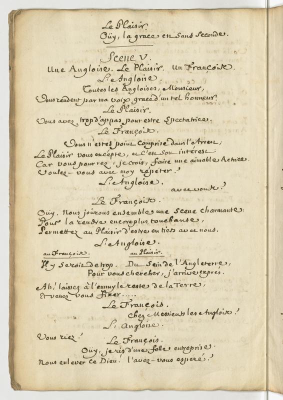 Plaisir (Le), comédie en un acte et en vers libres Plaisir (Le), comédie en un acte et en vers libres