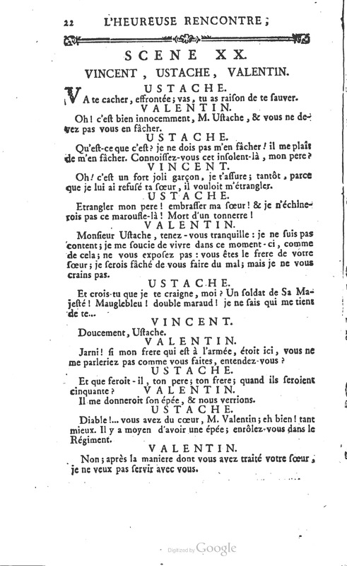 Heureuse rencontre (L’), en un acte et en prose Heureuse rencontre (L’), en un acte et en prose