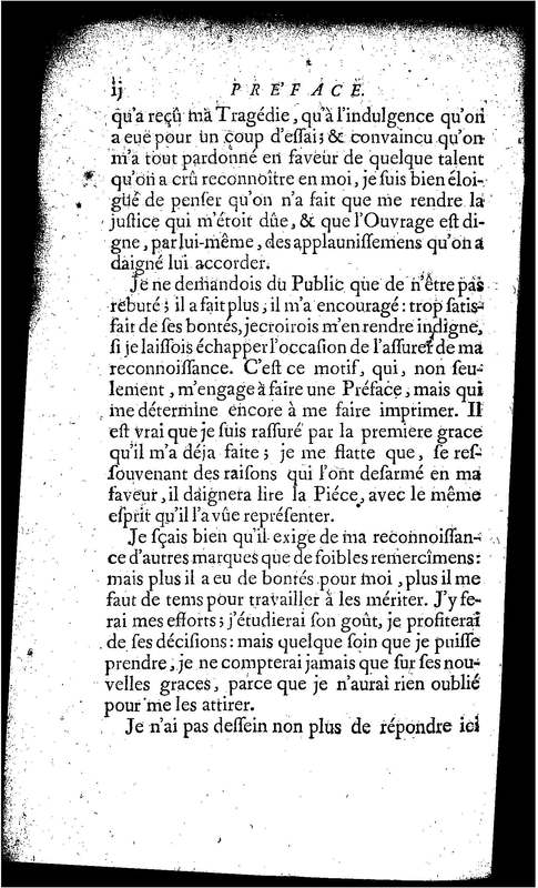 Téglis, tragédie représentée pour la première fois par les Comédiens ordinaires du Roi, le 19 septembre 1735 Téglis, tragédie représentée pour la première fois par les Comédiens ordinaires du Roi, le 19 septembre 1735