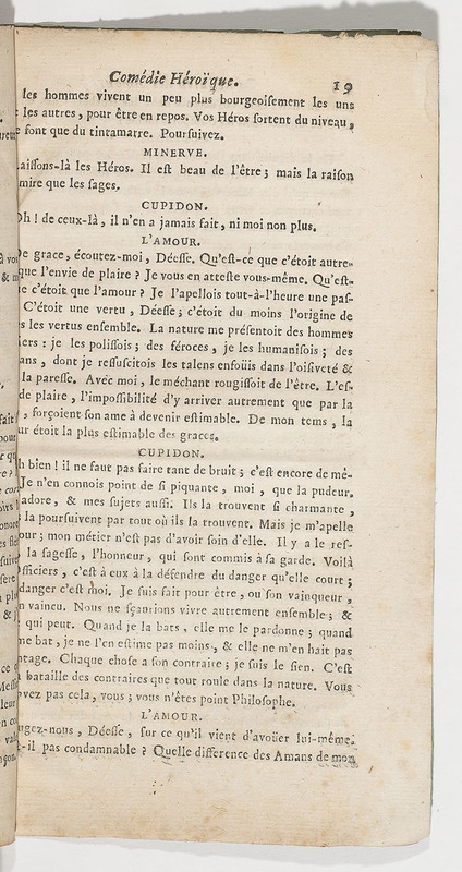 Réunion des Amours (La), comédie héroïque Réunion des Amours (La), comédie héroïque
