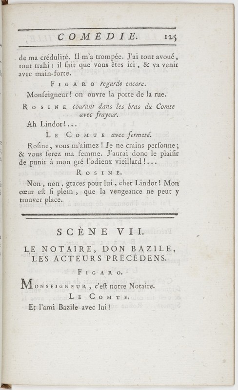 Barbier de Séville, ou la Précaution inutile (Le), comédie en quatre actes ; par M. de Beaumarchais ; représentée & tombée sur le théâtre de la Comédie Françoise aux Tuileries, le 23 de février 1775 Barbier de Séville, ou la Précaution inutile (Le), comédie en quatre actes ; par M. de Beaumarchais ; représentée & tombée sur le théâtre de la Comédie Françoise aux Tuileries, le 23 de février 1775