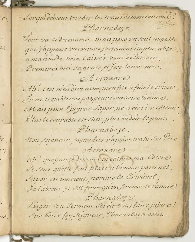 Artaxare, tragédie en cing actes et en vers Artaxare, tragédie en cing actes et en vers