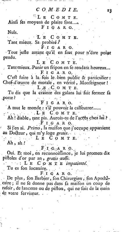 Barbier de Séville, ou la Précaution inutile (Le ), comédie en quatre actes, par M. de Beaumarchais, représentée sur le théâtre de la Comédie Française le 23 février 1775 (avec une Lettre modérée sur la chute et la critique du Barbier de Séville) Barbier de Séville, ou la Précaution inutile (Le ), comédie en quatre actes, par M. de Beaumarchais, représentée sur le théâtre de la Comédie Française le 23 février 1775 (avec une Lettre modérée sur la chute et la critique du Barbier de Séville)