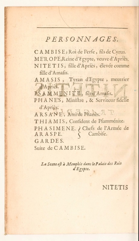 Nitetis tragédie Nitetis tragédie