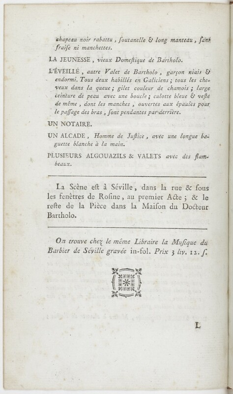 Barbier de Séville, ou La précaution inutile (Le), comédie en quatre actes