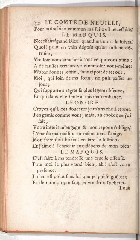 Comte de Neuilli, ou le Duc de Surrey (Le), comédie héroïque de M. de Boissy… Comte de Neuilli, ou le Duc de Surrey (Le), comédie héroïque de M. de Boissy…