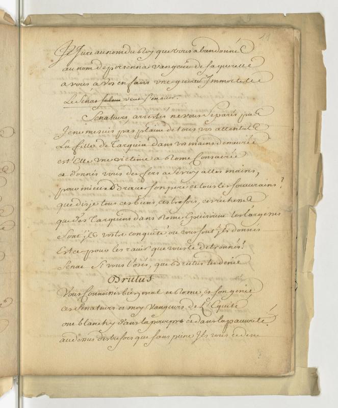 Brutus, tragédie en cinq actes et en vers
