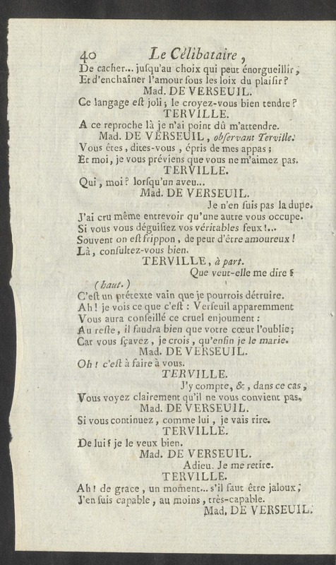 Célibataire (Le), comédie en cinq actes et en vers