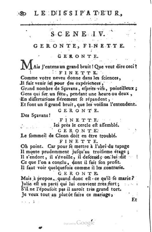 Dissipateur ou l’honnête-friponne (Le), comédie Dissipateur ou l’honnête-friponne (Le), comédie