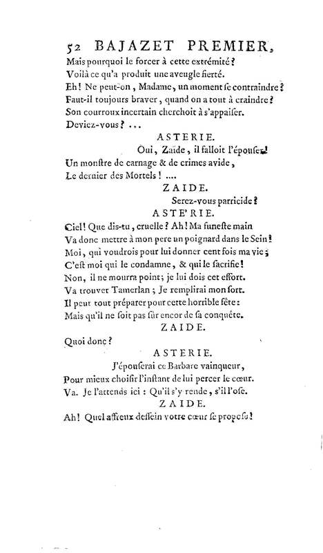 Bajazet premier, tragédie par M. le chevalier de P*** Bajazet premier, tragédie par M. le chevalier de P***