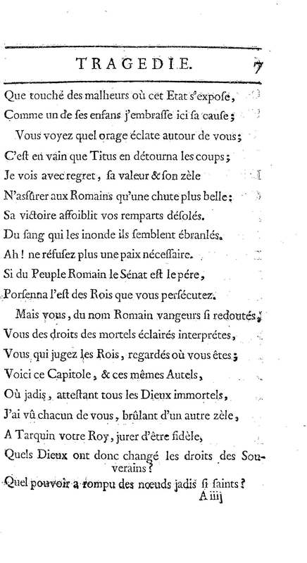 Brutus de M. de Voltaire (Le), avec un Discours sur la tragédie Brutus de M. de Voltaire (Le), avec un Discours sur la tragédie