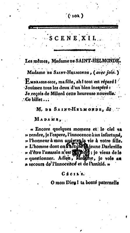 Dangers de l'opinion (Les), drame en cinq actes, en vers