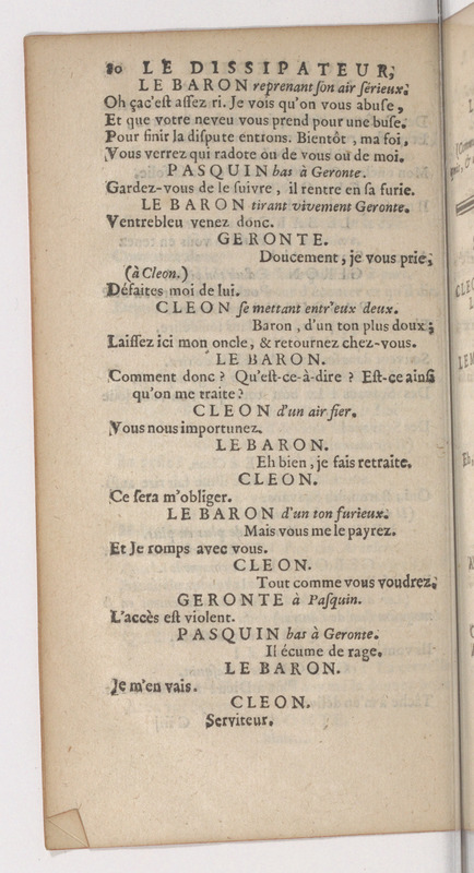 Dissipateur, ou l'Honneste Friponne (Le), comédie Dissipateur, ou l'Honneste Friponne (Le), comédie