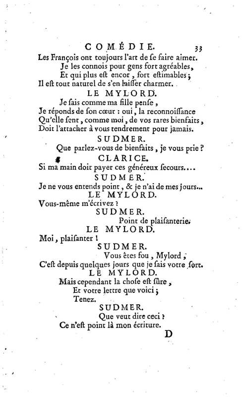 Anglais à Bordeaux (L'), comédie en un acte et en vers libres, par M. Favart… [Par les Comédiens françois ordinaires du Roi, 14 mars 1763]