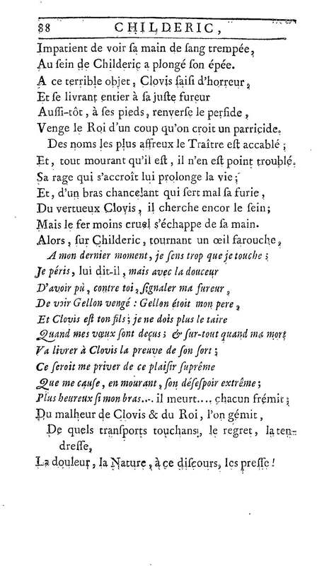 Childéric, tragédie… Childéric, tragédie…