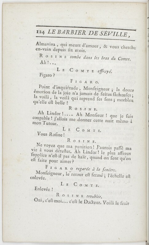 Barbier de Séville, ou La précaution inutile (Le), comédie en quatre actes