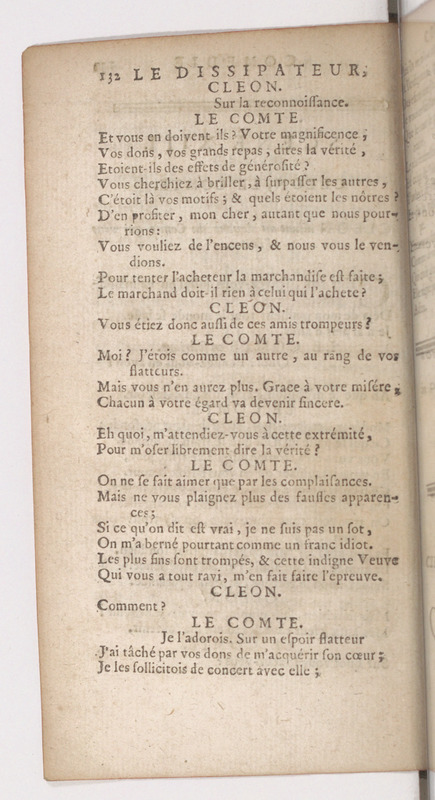 Dissipateur, ou l'Honneste Friponne (Le), comédie Dissipateur, ou l'Honneste Friponne (Le), comédie