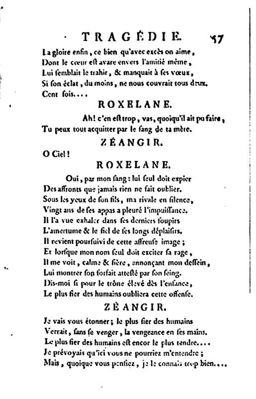 Mustapha et Zéangir, tragédie en cinq actes et en vers, représentée sur le théâtre de Fontainebleau, devant Leurs Majestés, le 1er novembre 1776